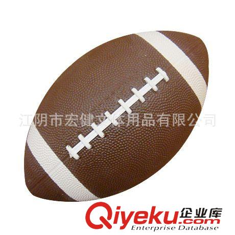 橡膠橄欖球 廠家直銷定制供應橄欖球 3號 美式 沙灘 球長21.6cm 直徑12.7cm