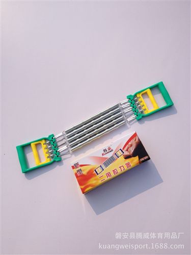 拉力器 彈簧新型二用拉力器（鼓型鍍鎳）原始圖片3