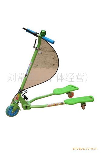 騎行極限運(yùn)動(dòng) 七彩兔折疊蛙式滑板車，漂移車，兒童蛙式車原始圖片3