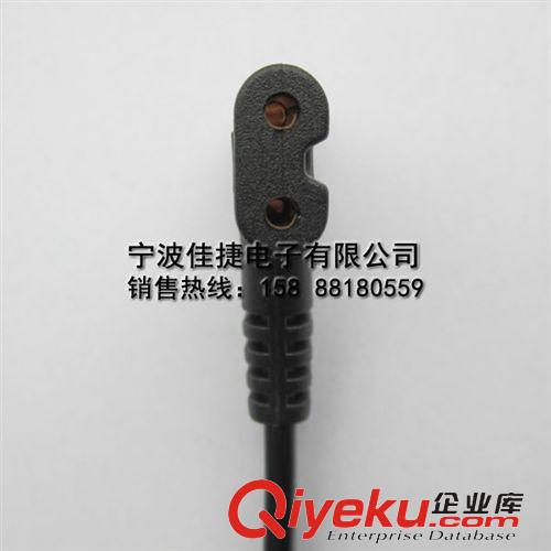 IEC60320連接器系列 彎頭8字尾 配線SPT-2 2X18AWG