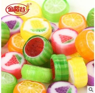 糖果 棒棒糖  水果切片糖手工硬糖金稻谷 結(jié)婚喜糖糖果散裝 250g批發(fā) 水果味原始圖片2