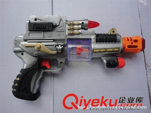 電動類玩具 一件代發 八音槍 發音槍 OPP袋裝發音槍 F989電動發音槍 帶紅外線原始圖片2