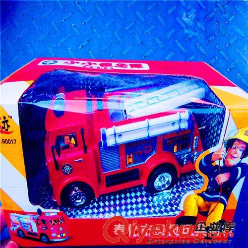 電動類玩具 電動玩 消防車 90017 麒跡 小小救生隊 音樂燈光 具 萬向輪功能原始圖片3