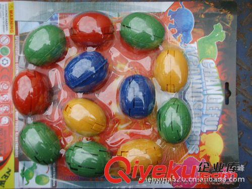 動(dòng)漫類玩具 小吊板玩具 學(xué)校小店專賣 變形恐龍蛋 恐龍蛋 一板12個(gè)原始圖片2
