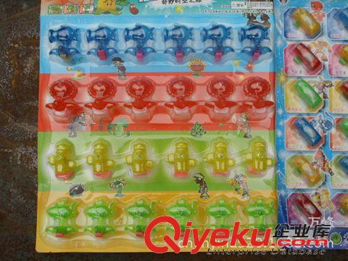 動漫類玩具 小吊板玩具 學校周邊熱賣玩具 卡通僵尸圖案手指燈 投影燈 24一板原始圖片2