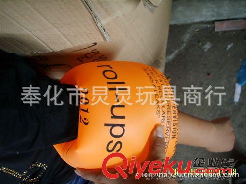 游泳用品 泳圈 游泳圈 學游泳好幫手 雙氣囊安全游泳浮漂 小桔色水袖原始圖片2