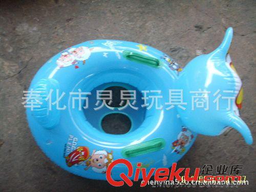 游泳用品 泳圈 游泳圈 供應(yīng)PVC水上兒童充氣游泳艇 喜洋洋卡通艇 帶受柄原始圖片2