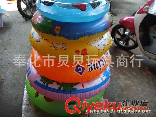 游泳用品 泳圈 游泳圈 供應(yīng)PVC水上兒童充氣游泳圈（60CM）卡通圖案 麻紋原始圖片3