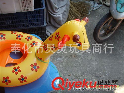 游泳用品 泳圈 游泳圈 供應PVC水上兒童充氣游泳艇 長頸鹿游泳艇原始圖片2