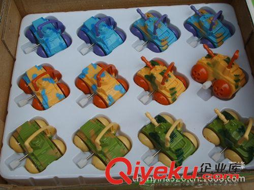 慣性 拉線 上鏈 回力類玩具 批發上鏈坦克和裝甲車玩具 上鏈翻跟斗軍事模型 兒童玩具模型3012原始圖片2