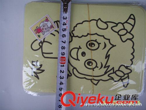 DIY貼紙畫 沙畫 金粉畫  供應(yīng)兒童玩具 沙畫玩具 益智兒童玩具 17*12 支持混批 6色沙子原始圖片3