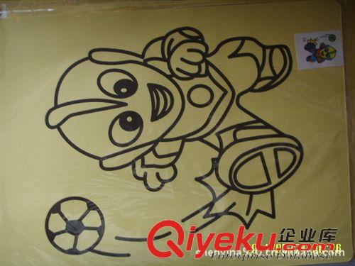 DIY貼紙畫(huà) 沙畫(huà) 金粉畫(huà)  供應(yīng)兒童玩具  沙畫(huà)玩具 益智沙畫(huà)玩具 28*21 支持混批原始圖片2