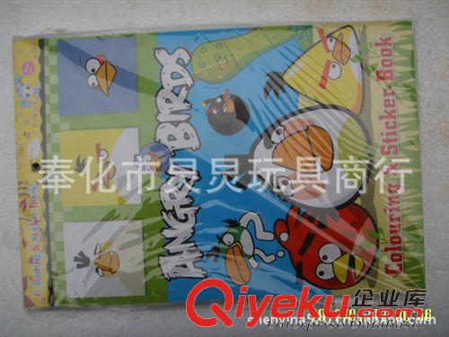 DIY貼紙畫 沙畫 金粉畫  兒童填色本，各種卡通，兒童填色畫冊，含貼紙的兒童填色畫冊原始圖片2