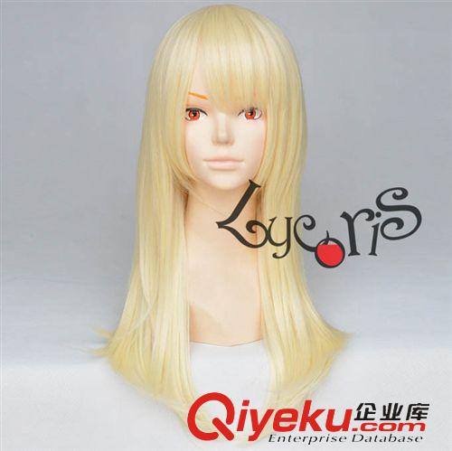 新款更新 【彼岸花】孫璟和秋瞳 秋瞳淺金色60cm直發(fā) 壇玖 cosplay假發(fā)