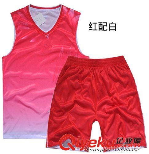 無袖運(yùn)動套裝 新款 無袖運(yùn)動套裝 吸濕快干透氣料雙面穿籃球服