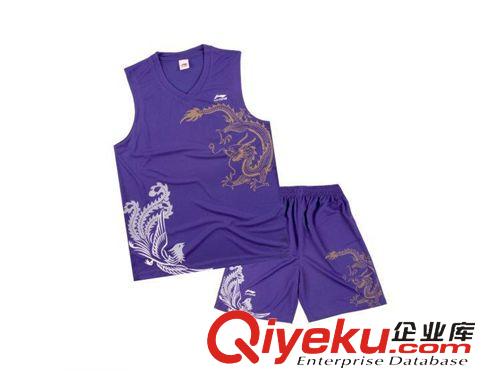 無袖運動套裝 時尚新款 休閑無袖籃球運動服 6821原始圖片2
