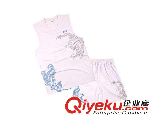 無袖運動套裝 時尚新款 休閑無袖籃球運動服 6821原始圖片3