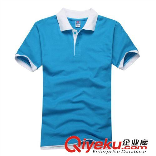 上衣 高品質可個性定制logo  空白POLO衫 廣告衫 文化衫 220克CVC面料