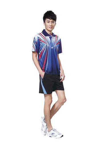 排球服 {zx1}款羽毛球 乒乓球 排球球衣 休閑短袖運(yùn)動(dòng)服 1077