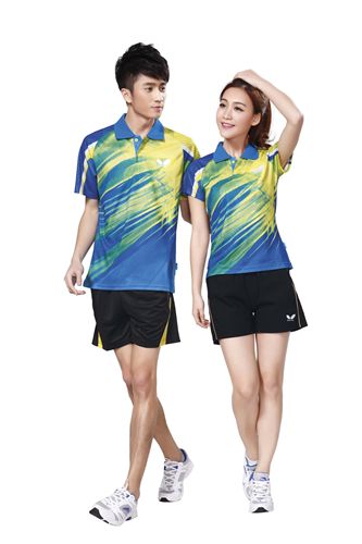 排球服 新款 男女裝運(yùn)動(dòng)服 短袖速干料 國(guó)家隊(duì)隊(duì)服情侶款羽毛球服 8109