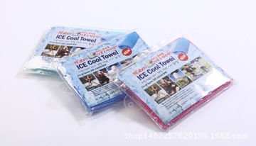 運動毛巾 代理韓國原裝進口 ICE COOL TOWEL 清熱解暑運動冰巾 袋裝