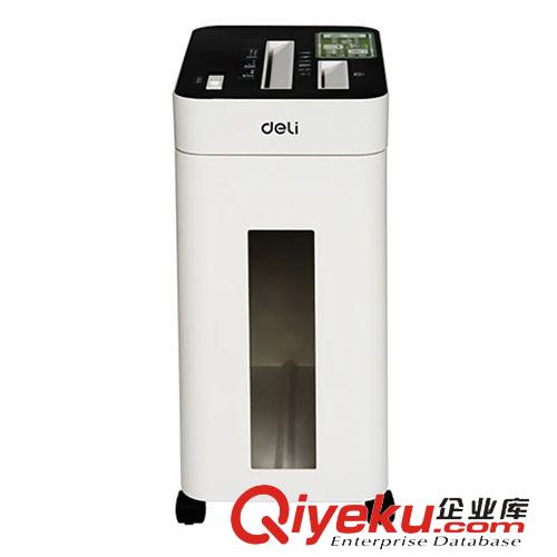 商用機器 新品 得力9924 碎紙機 碎光盤 創意側抽式碎紙機 得力碎紙機原始圖片3