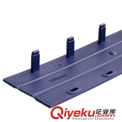 商用機器 批發(fā) 得力 3827 裝訂夾條 10孔10mm (100/盒) 裝訂壓條原始圖片3