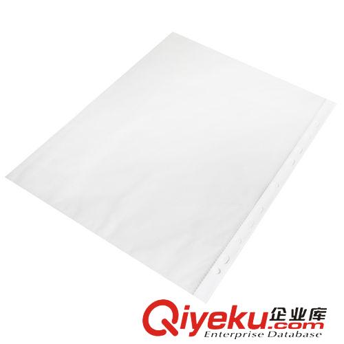 文件管理用品 得力5712資料備用袋 11孔資料袋 A4資料保護套/保護袋 100個/包原始圖片3