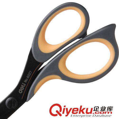 桌面辦公系列 【官方授權(quán)】得力 6027辦公事務(wù)合金不銹鋼剪刀 17MM 美工剪原始圖片3