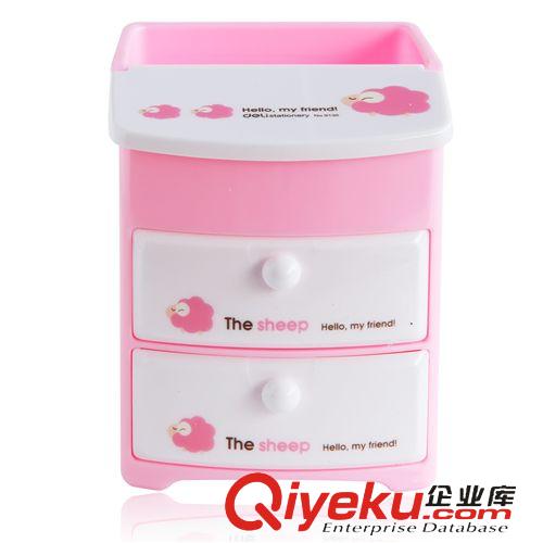 學生用品系列 得力9136卡通 雙層抽屜式學生筆筒/卡通筆筒/多功能筆筒/可愛
