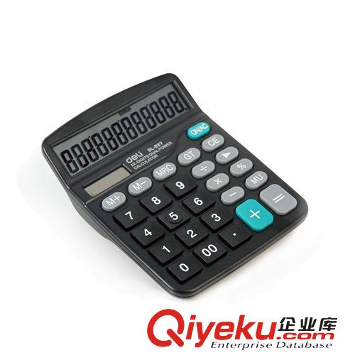 辦公電子用品系列 批發(fā) zpdeli/得力計算器837 太陽能雙電源 爆款推薦原始圖片2