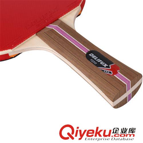 體育用品專(zhuān)區(qū) 得力風(fēng)行 F2313乒乓球拍 三星橫柄長(zhǎng)拍 3星球拍原始圖片2