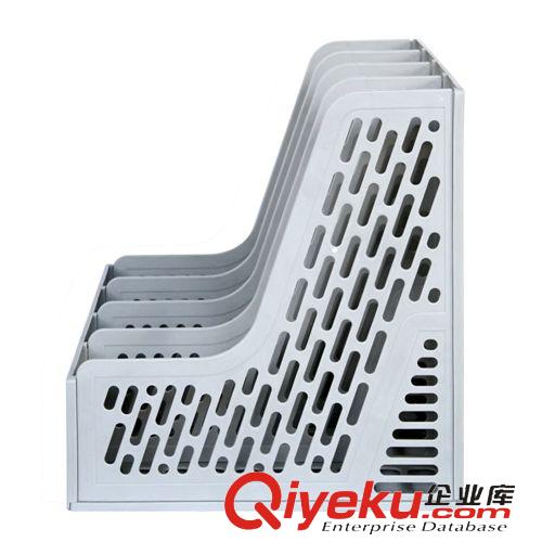 桌面辦公文具 【供應】文件筐 tj得力9846四聯(lián) 塑料資料架文件座 文件收納欄原始圖片2