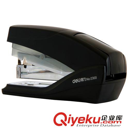 桌面辦公文具 得力0368省力訂書機 訂書器 裝訂機 單指輕松裝訂20張 辦公商務原始圖片2