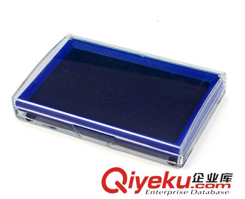 桌面辦公文具 得力印臺9864 大號快干印泥 辦公財務速干印油 官方店 紅/藍原始圖片2
