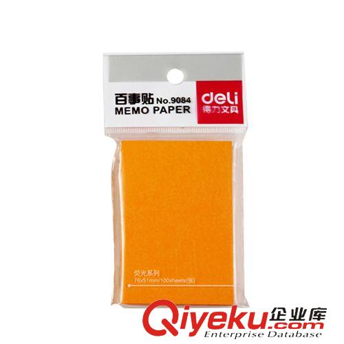 辦公用紙區 得力百事貼9084 彩色索引貼/便簽紙 留言條//熒光色指示貼76*51mm原始圖片3