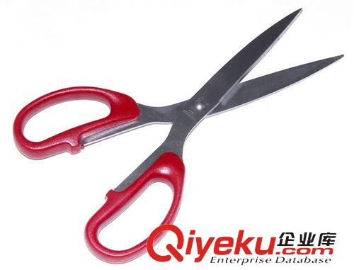 電子詞典、電紙書、文化用品 得力剪刀6010 家用裁紙刀剪紙刀 辦公生活用品 大號不銹鋼210mm原始圖片2