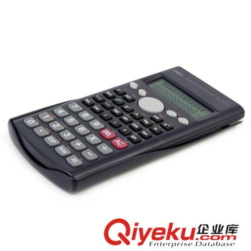 商用機器專區 zp 得力科學函數計算器1710a 學生考試必備用 超薄雙行顯示原始圖片3