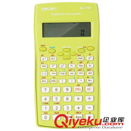 商用機器專區 tj得力1709A科學函數計算器 辦公學生計算器工程用計算機原始圖片3