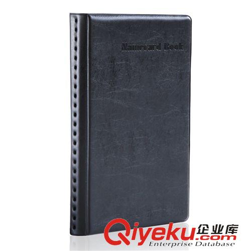 卡包、卡套 zp得力名片冊5783 商務(wù)名片簿 時(shí)尚透明活頁名片夾 180卡名片包原始圖片2
