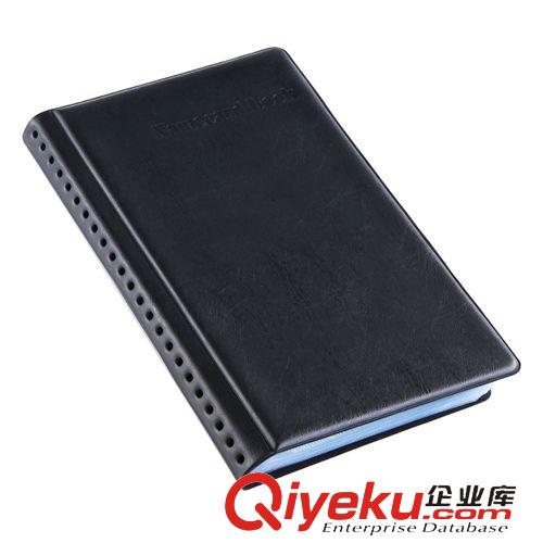 卡包、卡套 zp得力名片冊5783 商務(wù)名片簿 時(shí)尚透明活頁名片夾 180卡名片包原始圖片3