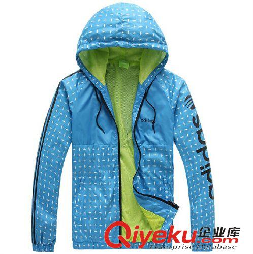 運動戶外風衣 2015春秋款專柜正品男外套運動風衣男連帽衛衣運動服N2987薄款原始圖片2