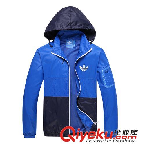 運動戶外風(fēng)衣 大品牌春秋02749新款男士休閑風(fēng)衣連帽夾克男裝薄款時尚運動外套