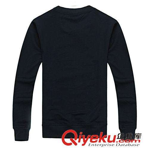 運動衛(wèi)衣 春秋款衛(wèi)衣 男式長袖上衣 圓領運動休閑打底單衣T恤3307純棉長袖