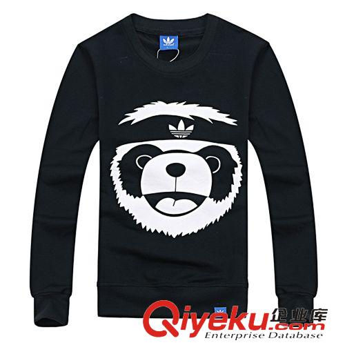 運動衛(wèi)衣 春秋款衛(wèi)衣 男式長袖上衣 圓領運動休閑打底單衣T恤3307純棉長袖