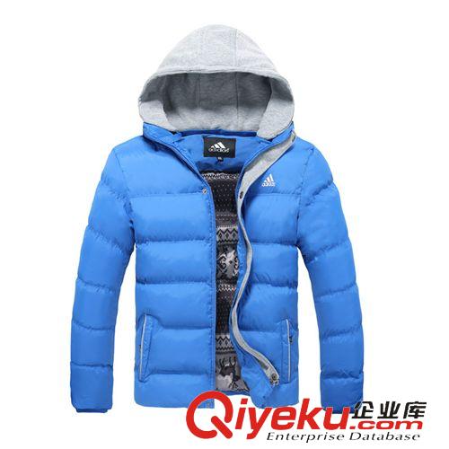 運(yùn)動(dòng)棉衣 冬季男士防寒保暖男運(yùn)動(dòng)棉衣大碼加厚休閑連帽外套鋒越857棉襖原始圖片2