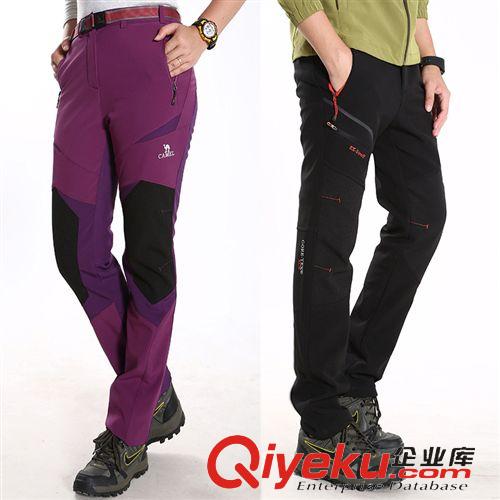 抓絨衣褲 鋒越秋冬季新款男士加厚保暖運(yùn)動(dòng)戶外登山防風(fēng)防水旅游沖鋒褲1418原始圖片2