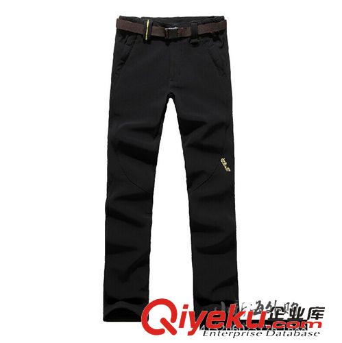 抓絨衣褲 鋒躍秋冬季戶外沖鋒軟殼褲男款加厚保暖抓絨褲防風防水登山褲1415