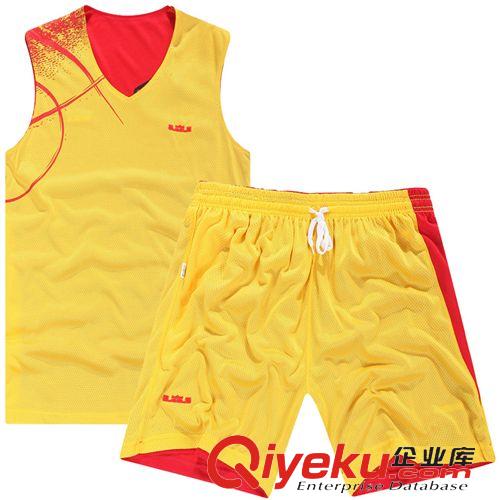籃球服 透氣吸汗比賽出場熱火隊馬刺隊運動訓練籃球服雙面穿網眼男士套裝原始圖片3
