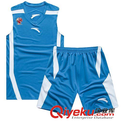 籃球服 廠家直銷運動籃球服短褲背心套裝籃球服可印號印字母LOO 一套代發原始圖片3